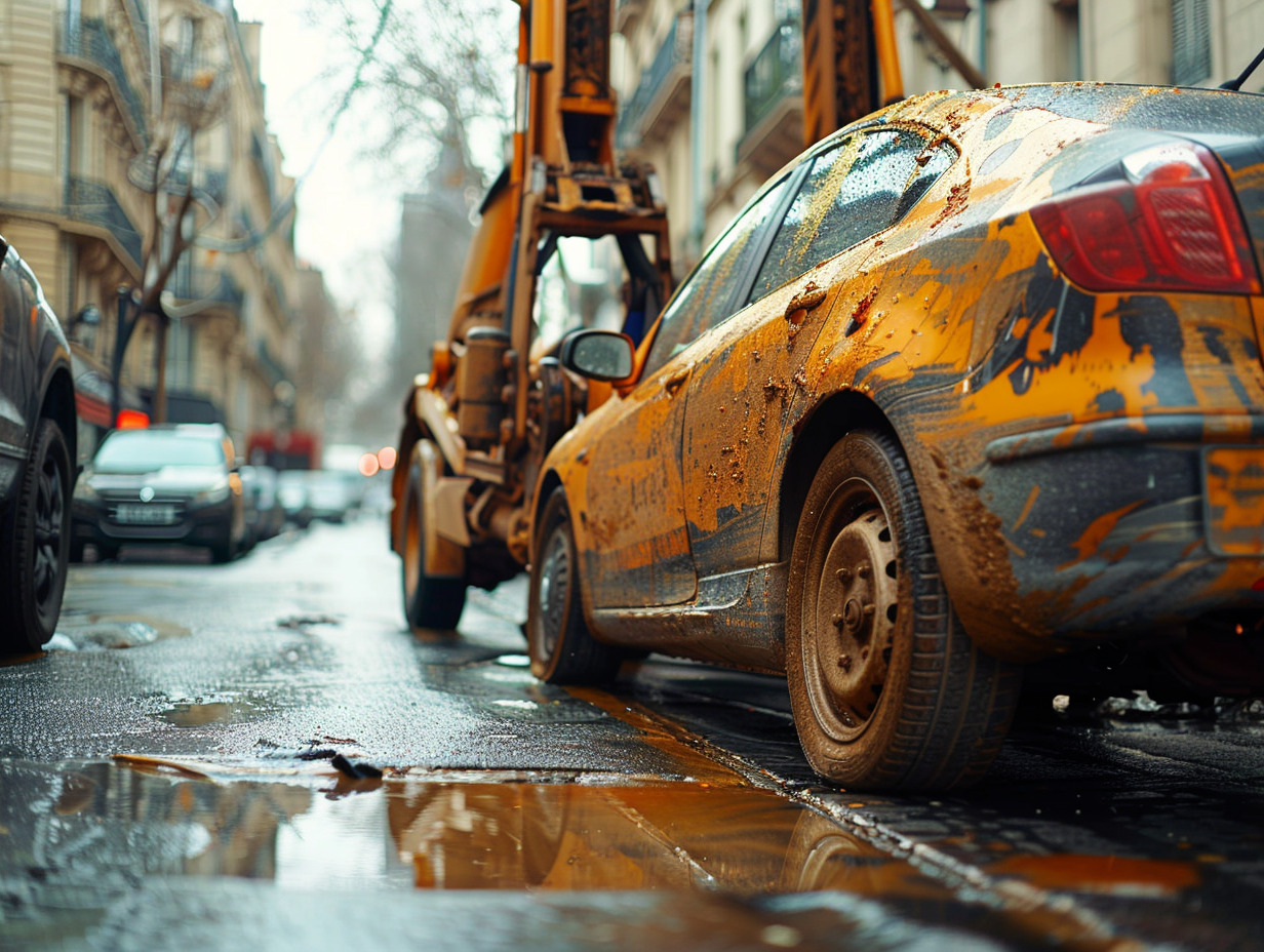 voiture remorquage